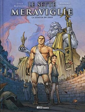 Copertina del manga Le 7 Meraviglie Cartonato 1 (di 7), edizione italiana Star Comics di Blengino & Andreucci