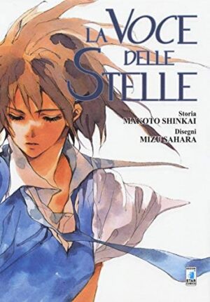 Copertina del manga La Voce Delle Stelle, edizione italiana Star Comics di Makoto Shinkai, Sahara Mizu