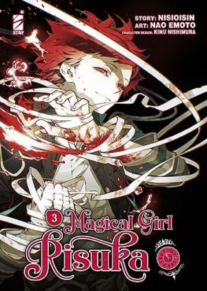 Copertina del manga Magical Girl Risuka 3 (di 7), edizione italiana Star Comics di Nisioisin & Nao Emoto