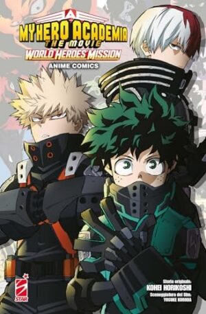 Copertina del manga My Hero Academia World Heroes Missi, edizione italiana Star Comics di Kohei Horikoshi