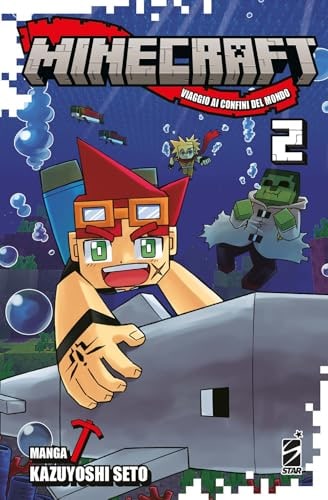 Copertina del manga Minecraft 2 Viaggio Ai Confini del, edizione italiana Star Comics di Kazuyoshi Seto