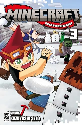 Copertina del manga Minecraft 3 Viaggio Ai Confini del, edizione italiana Star Comics di Kazuyoshi Seto