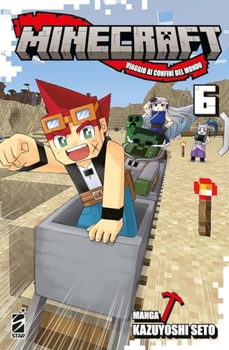 Copertina del manga Minecraft 6 Viaggio Ai Confini del, edizione italiana Star Comics di Seto Kazuyoshi