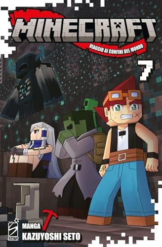 Copertina del manga Minecraft 7 Viaggio Ai Confini del, edizione italiana Star Comics di Seto Kazuyoshi
