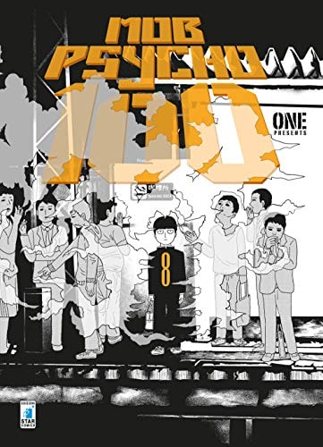 Copertina del manga Mob Psycho 100 N.8, edizione italiana Star Comics di One
