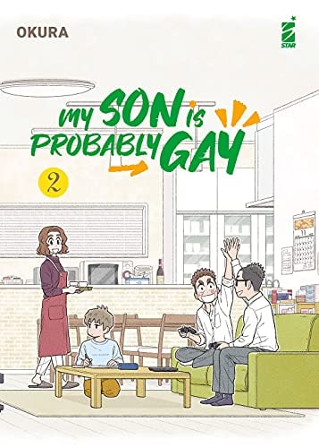 Copertina del manga My Son Is Probably Gay vol. 2, edizione italiana Star Comics di Okura