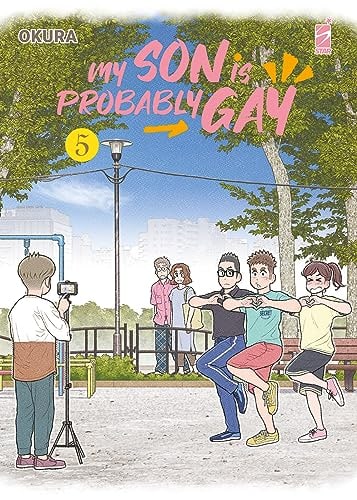 Copertina del manga My Son Is Probably Gay vol. 5, edizione italiana Star Comics di Okura