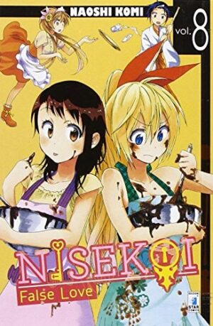 Copertina del manga Nisekoi 8 - Young vol. 257, edizione italiana Star Comics di Naoshi Komi