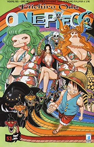Copertina del manga One Piece 53 - Young vol. 185, edizione italiana Star Comics di Eiichiro Oda