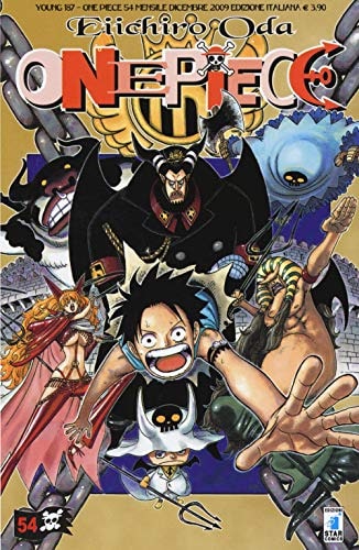 Copertina del manga One Piece 54 - Young vol. 187, edizione italiana Star Comics di Eiichiro Oda