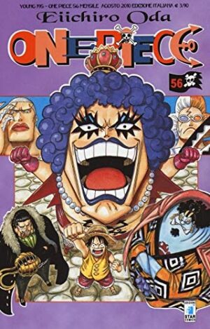 Copertina del manga One Piece 56 - Young vol. 195, edizione italiana Star Comics di Eiichiro Oda