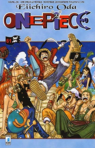 Copertina del manga One Piece 61 - Young vol. 210, edizione italiana Star Comics di Eiichiro Oda