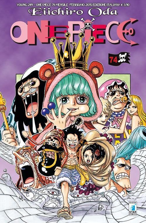 Copertina del manga One Piece 74 - Young vol. 249, edizione italiana Star Comics di Eiichiro Oda