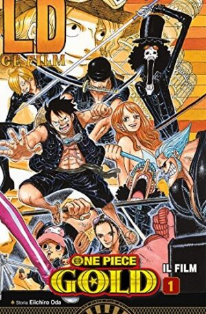 Copertina del manga One Piece Gold Anime Comics vol. 1, edizione italiana Star Comics di Eiichiro Oda