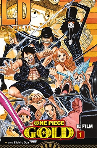 Copertina del manga One Piece Gold Anime Comics vol. 1, edizione italiana Star Comics di Eiichiro Oda