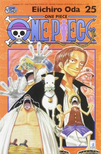 Copertina del manga One Piece New Ed. 25 - Greatest vol. 121, edizione italiana Star Comics di Eiichiro Oda
