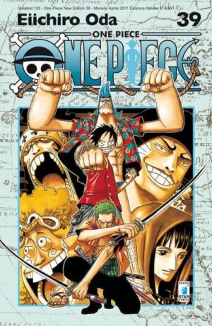 Copertina del manga One Piece New Ed. 39 - Greatest vol. 135, edizione italiana Star Comics di Eiichiro Oda