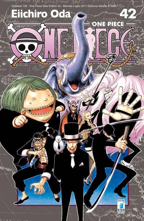 Copertina del manga One Piece New Ed. 42 - Greatest vol. 138, edizione italiana Star Comics di Eiichiro Oda