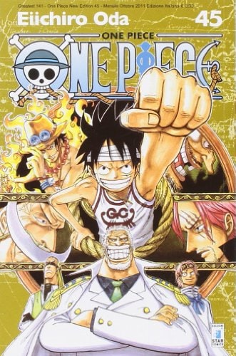 Copertina del manga One Piece New Ed. 45 - Greatest vol. 141, edizione italiana Star Comics di Eiichiro Oda