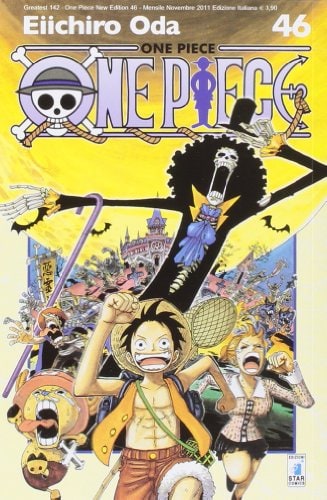 Copertina del manga One Piece New Ed. 46 - Greatest vol. 142, edizione italiana Star Comics di Eiichiro Oda