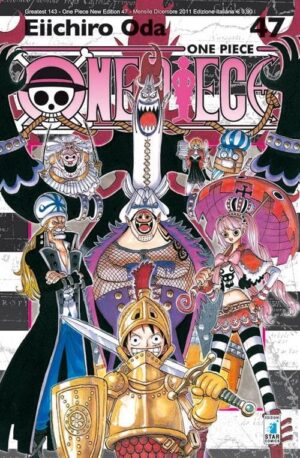 Copertina del manga One Piece New Ed. 47 - Greatest vol. 143, edizione italiana Star Comics di Eiichiro Oda