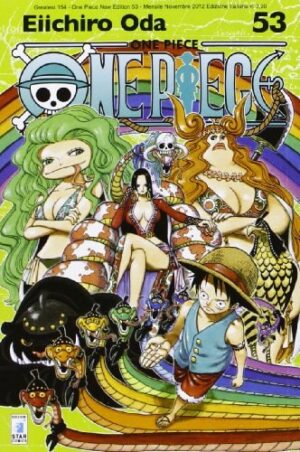 Copertina del manga One Piece New Ed. 53 - Greatest vol. 154, edizione italiana Star Comics di Eiichiro Oda