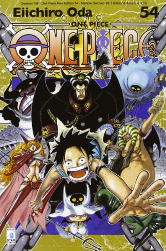 Copertina del manga One Piece New Ed. 54 - Greatest vol. 156, edizione italiana Star Comics di Eiichiro Oda