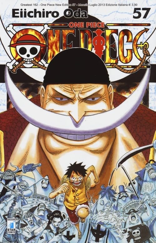 Copertina del manga One Piece New Ed. 57 - Greatest vol. 162, edizione italiana Star Comics di Eiichiro Oda