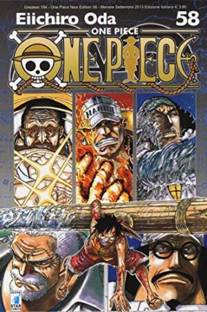 Copertina del manga One Piece New Ed. 58 - Greatest vol. 164, edizione italiana Star Comics di Eiichiro Oda