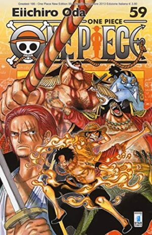 Copertina del manga One Piece New Ed. 59 - Greatest vol. 166, edizione italiana Star Comics di Eiichiro Oda