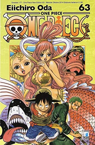 Copertina del manga One Piece New Ed. 63 - Greatest vol. 177, edizione italiana Star Comics di Eiichiro Oda