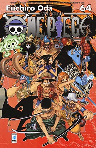 Copertina del manga One Piece New Ed. 64 - Greatest vol. 180, edizione italiana Star Comics di Eiichiro Oda