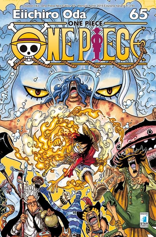 Copertina del manga One Piece New Ed. 65 - Greatest vol. 183, edizione italiana Star Comics di Eiichiro Oda
