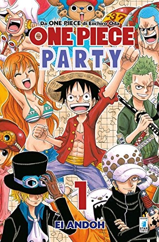 Copertina del manga One Piece Party vol. 1, edizione italiana Star Comics di Eiichiro Oda & Ei Andoh