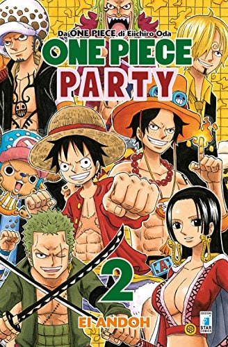 Copertina del manga One Piece Party vol. 2, edizione italiana Star Comics di Eiichiro Oda & Ei Andoh