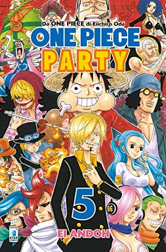 Copertina del manga One Piece Party vol. 5, edizione italiana Star Comics di Eiichiro Oda & Ei Andoh