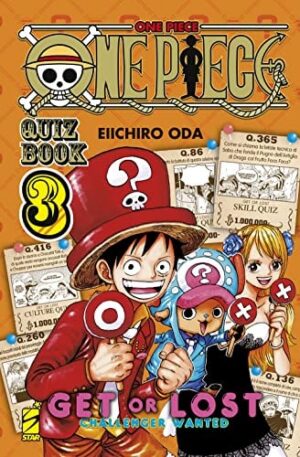 Copertina del manga One Piece Quiz Book vol. 3, edizione italiana Star Comics di Eiichiro Oda