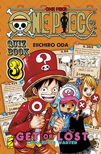 Copertina del manga One Piece Quiz Book vol. 3, edizione italiana Star Comics di Eiichiro Oda