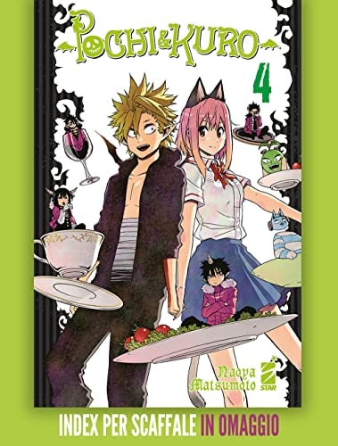 Copertina del manga Pochi & Kuro 4 (di 4) con Omaggio, edizione italiana Star Comics di Naoya Matsumoto