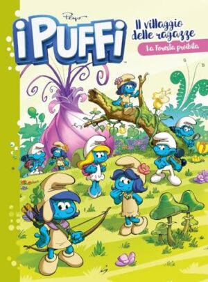 Copertina del manga Puffi: il Villaggio Delle Ragazze vol. 1, edizione italiana Star Comics di Jost, Culliford & Aa.Vv.