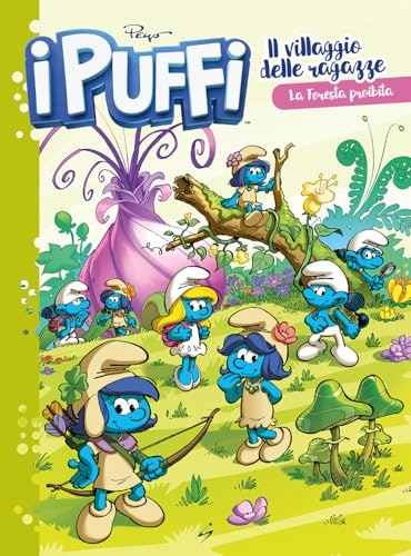 Copertina del manga Puffi: il Villaggio Delle Ragazze vol. 1, edizione italiana Star Comics di Jost, Culliford & Aa.Vv.