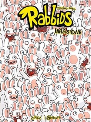 Copertina del manga Rabbids vol. 2, edizione italiana Star Comics di Romain Pujol & Thitaume