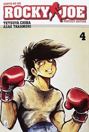 Copertina del manga Rocky Joe Perfect Edition 4 (di 13), edizione italiana Star Comics di Tetsuya Chiba E Asao Takamori