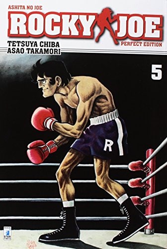 Copertina del manga Rocky Joe Perfect Edition 5 (di 13), edizione italiana Star Comics di Tetsuya Chiba, Asao Takamori