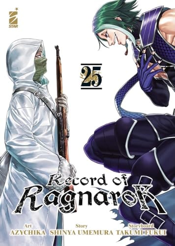 Copertina del manga Record of Ragnarok vol. 25, edizione italiana Star Comics di Azychika,Umemura,Fukui