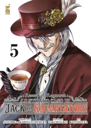 Copertina del manga Record of Ragnarok lo Strano Caso vol. 5, edizione italiana Star Comics di Takumi Fukui & Keita Iijika
