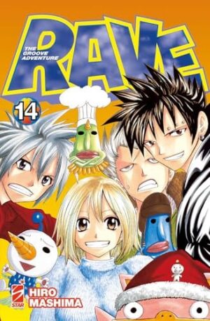 Copertina del manga Rave the Groove Adventure New.Ed.14, edizione italiana Star Comics di Hiro Mashima