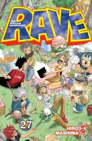 Copertina del manga Rave the Groove Adventure New.Ed.27, edizione italiana Star Comics di Hiro Mashima