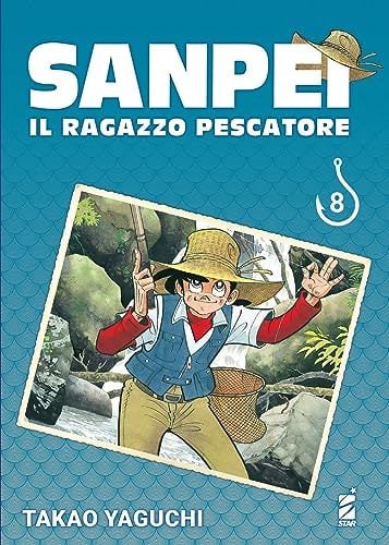 Copertina del manga Sanpei il Ragazzo Pescatore vol. 8, edizione italiana Star Comics di Takao Yaguchi