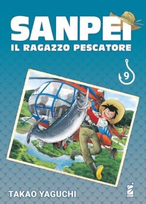 Copertina del manga Sanpei il Ragazzo Pescatore vol. 9, edizione italiana Star Comics di Takao Yaguchi